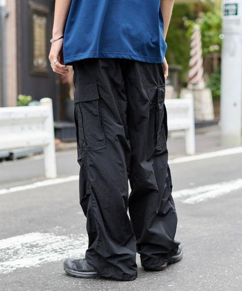 WEGO（ウィゴー）の「WEGO/ナイロンイージーカーゴパンツ（カーゴパンツ・メンズ・カーキ/ネイビー/ブラック/ライトグレー/ピンク・MEDIUM/LARGE）」の18枚目の写真