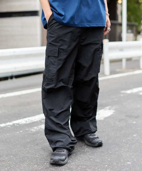 WEGO（ウィゴー）の「WEGO/ナイロンイージーカーゴパンツ（カーゴパンツ・メンズ・カーキ/ネイビー/ブラック/ライトグレー/ピンク・MEDIUM/LARGE）」の20枚目の写真