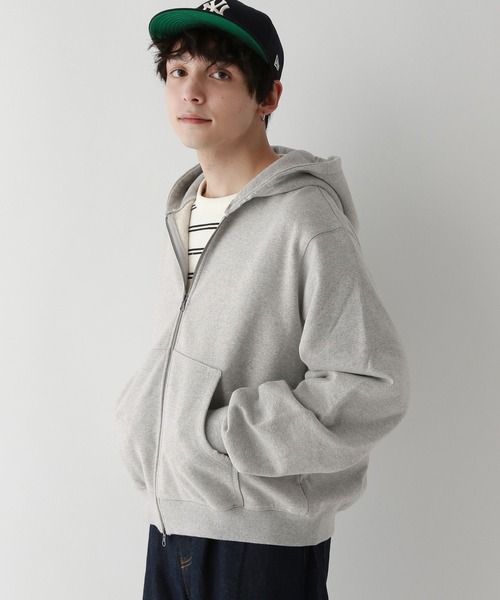 RAGEBLUE（レイジブルー）の「ヴィンテージライク/裏毛ダブルジップパーカー（パーカー・メンズ・その他19/グレー系その他/ネイビー・MEDIUM/FREE）」の8枚目の写真