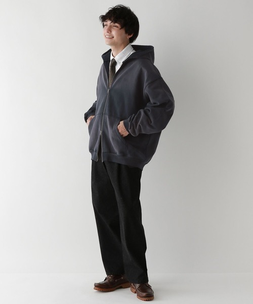 RAGEBLUE（レイジブルー）の「ヴィンテージライク/裏毛ダブルジップパーカー（パーカー・メンズ・その他19/グレー系その他/ネイビー・MEDIUM/FREE）」の16枚目の写真