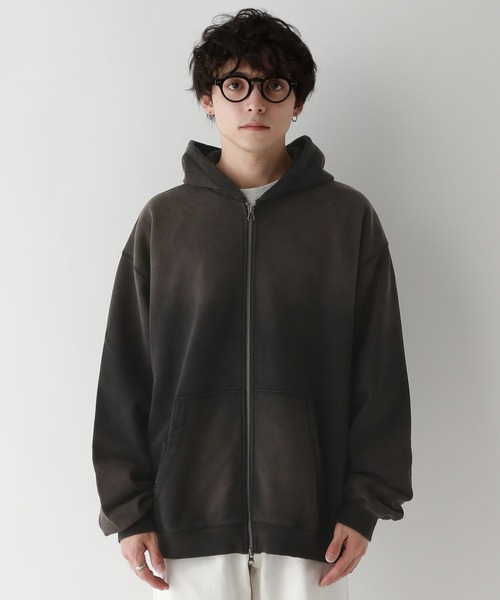 RAGEBLUE（レイジブルー）の「ヴィンテージライク/裏毛ダブルジップパーカー（パーカー・メンズ・その他19/グレー系その他/ネイビー・MEDIUM/FREE）」の19枚目の写真