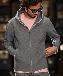 wjk reluxe（ダブルジェーケーリラックス）の「mpa3722-heavy urake cut off hoodie パーカー（パーカー）」