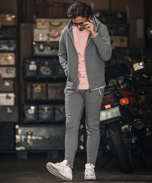 wjk reluxe(ダブルジェーケーリラックス)の「mpa3722-heavy urake cut off hoodie パーカー(パーカー・メンズ・ブラック/チャコール/トップグレー・S/M/L)」の9枚目の写真