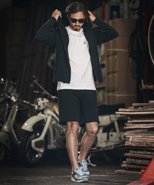 wjk reluxe(ダブルジェーケーリラックス)の「mpa3722-heavy urake cut off hoodie パーカー(パーカー・メンズ・ブラック/チャコール/トップグレー・S/M/L)」の13枚目の写真