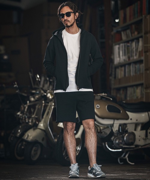wjk reluxe(ダブルジェーケーリラックス)の「mpa3722-heavy urake cut off hoodie パーカー(パーカー・メンズ・ブラック/チャコール/トップグレー・S/M/L)」の14枚目の写真
