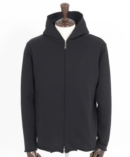 wjk reluxe(ダブルジェーケーリラックス)の「mpa3722-heavy urake cut off hoodie パーカー(パーカー・メンズ・ブラック/チャコール/トップグレー・S/M/L)」の22枚目の写真