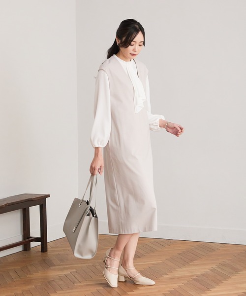 R⭐︎　美品　アニエスベージャンバースカート To b. by agnes b.（トゥービーバイアニエスベー）の「WQ69 ROBE