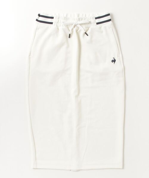 le coq sportif（ルコックスポルティフ）の「スウェットタイトスカート（スカート・レディース・ネイビー/ホワイト・S/M/L/XL）」の8枚目の写真