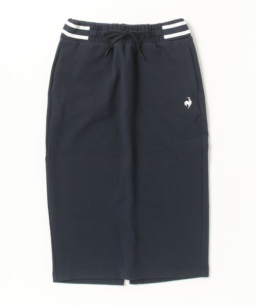 le coq sportif（ルコックスポルティフ）の「スウェットタイトスカート（スカート・レディース・ネイビー/ホワイト・S/M/L/XL）」の9枚目の写真
