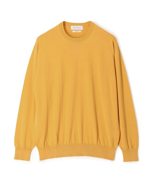 TOMORROWLAND （トゥモローランド）の「TOMORROWLAND tricot ギザコットン クルーネックプルオーバーニット（ニット/セーター・メンズ・グレー/ネイビー/チャコールグレー/イエロー/ピンク/グリーン/ブラック/ブルー/ベージュ・XS/S/M/L）」の8枚目の写真
