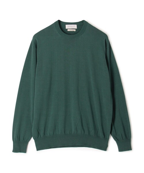 TOMORROWLAND tricot ギザコットン クルーネックプルオーバーニット