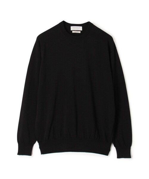 TOMORROWLAND tricot ギザコットン クルーネックプルオーバーニット