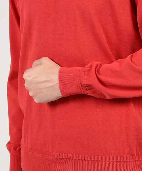 TOMORROWLAND tricot ギザコットン クルーネックプルオーバーニット