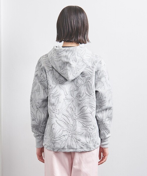 UNITED ARROWS（ユナイテッドアローズ）の「BOTANY ジャガード スウェット パーカー（パーカー・レディース・ホワイト/ライトグレー・FREE）」の7枚目の写真