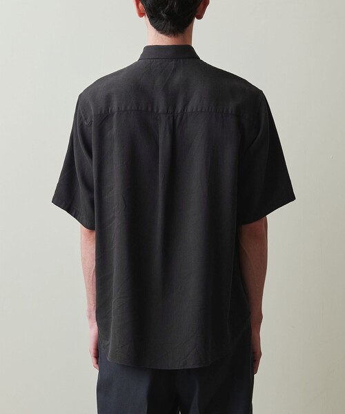 Steven Alan(スティーブンアラン)の「<Steven Alan> ドレープ コードレーン レギュラーカラー ショートスリーブ シャツ ALINE LOOSE CASUAL(シャツ/ブラウス・メンズ・ネイビー/ナチュラル・XL/L/M/S)」の12枚目の写真