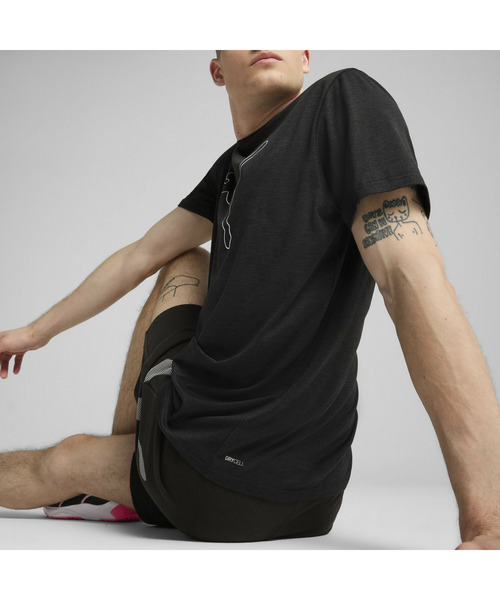 PUMA（プーマ）の「PUMA プーマ メンズ トレーニング TAD エッセンシャル ヘザー キャット 半袖（Tシャツ/カットソー・メンズ・ブラック系その他/ブラック/カーキ・MEDIUM/LARGE/SMALL/XX-LARGE/X-LARGE）」の16枚目の写真