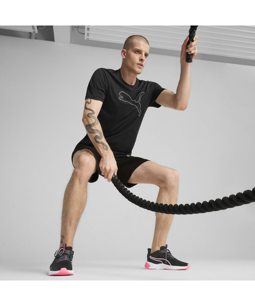 PUMA（プーマ）の「PUMA プーマ メンズ トレーニング TAD エッセンシャル ヘザー キャット 半袖（Tシャツ/カットソー・メンズ・ブラック系その他/ブラック/カーキ・MEDIUM/LARGE/SMALL/XX-LARGE/X-LARGE）」の17枚目の写真