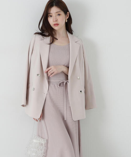 PROPORTION BODY DRESSING(プロポーションボディドレッシング)の「テーラードジャケット / 1215150301(テーラードジャケット・レディース・ネイビー/ベージュ/ホワイト系その他・SMALL/MEDIUM)」の2枚目の写真