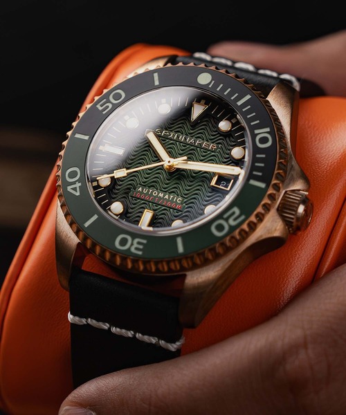 SPINNAKER（スピニカー）の「SPINNAKER/スピニカー TESEl BRONZE 腕時計 SPN-SP50600B メンズ（アナログ腕時計・メンズ・グリーン・FREE）」の11枚目の写真