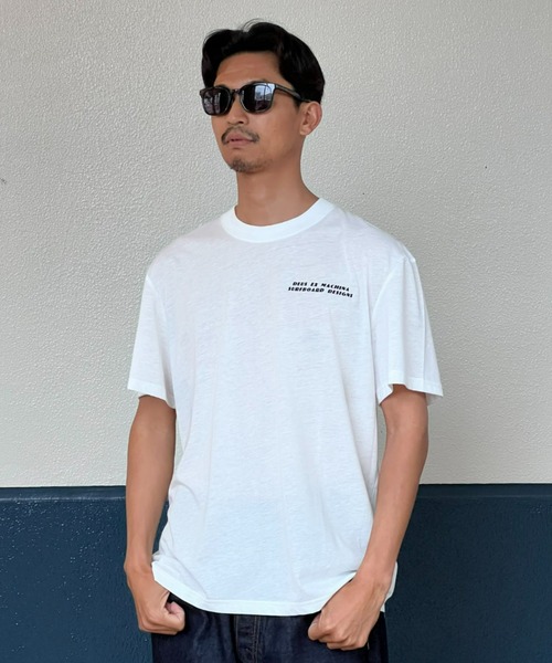 DEUS EX MACHINA（デウスエクスマキナ）の「【DEUS】The Glider Tee ザグライダーティー（Tシャツ/カットソー・メンズ・ホワイト/オレンジ・MEDIUM/LARGE/X-LARGE）」の9枚目の写真