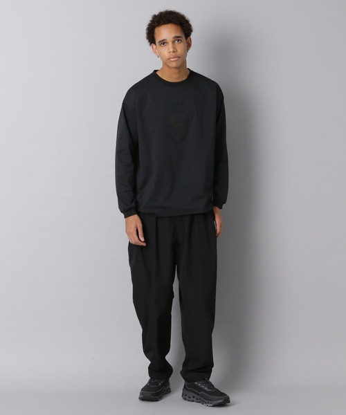 NUMERALS（ヌメラルズ）の「【NUMERALS】ナンバーロゴロンTEE（Tシャツ/カットソー・メンズ・オフホワイト/カーキ/ブラック・LARGE/MEDIUM/SMALL）」の5枚目の写真