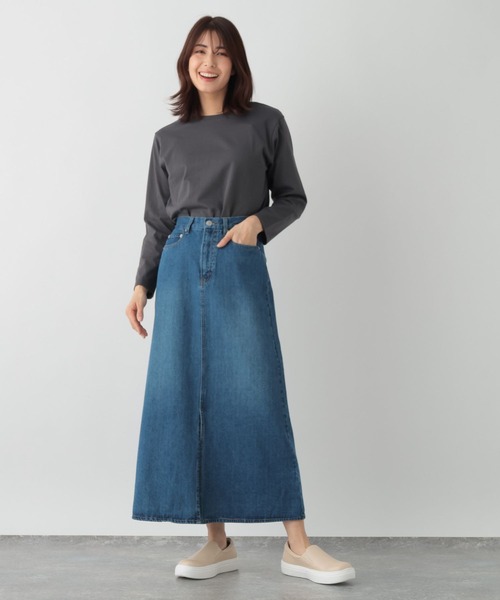 FOUND GOOD(ファウンドグッド)の「コットンベーシックロンT(Tシャツ/カットソー・レディース・ホワイト系5/イエロー系2/グレー系/グリーン系2/グレー系8/ブラック・S/M/L)」の15枚目の写真