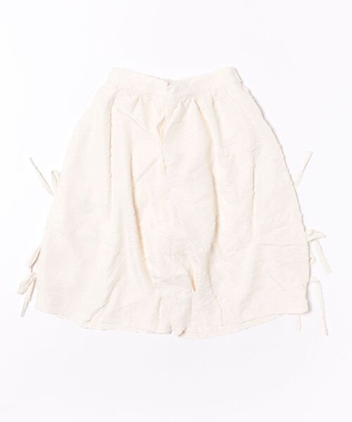 unica(ユニカ)の「サイドリボンボリュームパンツハーフパンツ(その他パンツ・レディース・グリーン/ブラック/オフホワイト・F)」の1枚目の写真