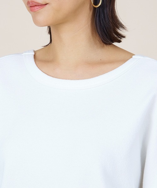 marmors(マルモア)の「【marmors】2way georgette pullover(Tシャツ/カットソー・レディース・アイボリー/オレンジ/マルチ/ホワイト・36)」の14枚目の写真