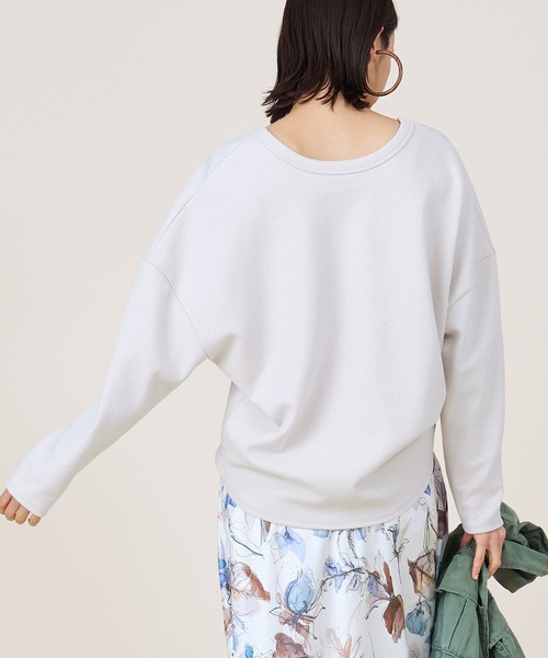 marmors(マルモア)の「【marmors】2way georgette pullover(Tシャツ/カットソー・レディース・アイボリー/オレンジ/マルチ/ホワイト・36)」の19枚目の写真