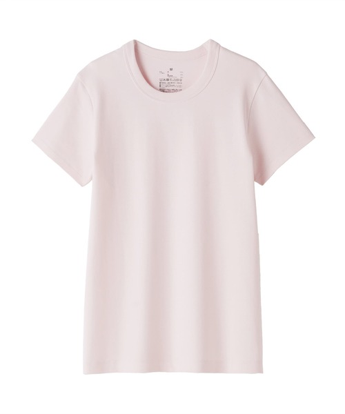 無印良品(ムジルシリョウヒン)の「婦人 涼感汗じみしにくいクルーネック半袖Tシャツ(Tシャツ/カットソー・レディース・ホワイト/ブルー系/ライトピンク/ブラック/ライトグレー/チャコールグレー・S/M/L/XL)」の18枚目の写真