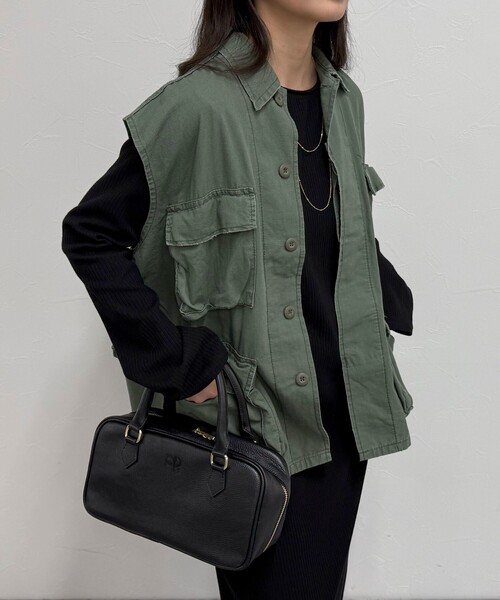 fredy emue（フレディエミュ）の「【ROTHCO/ロスコ】BDU ベスト（ミリタリージャケット・レディース・カーキ/ブラック/ベージュ・38）」の3枚目の写真