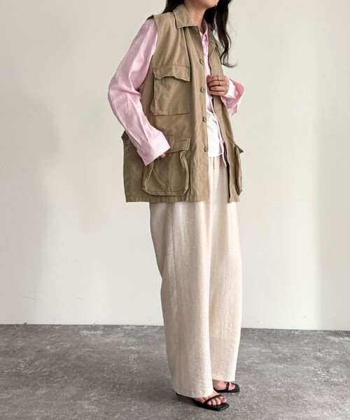 fredy emue（フレディエミュ）の「【ROTHCO/ロスコ】BDU ベスト（ミリタリージャケット・レディース・カーキ/ブラック/ベージュ・38）」の13枚目の写真