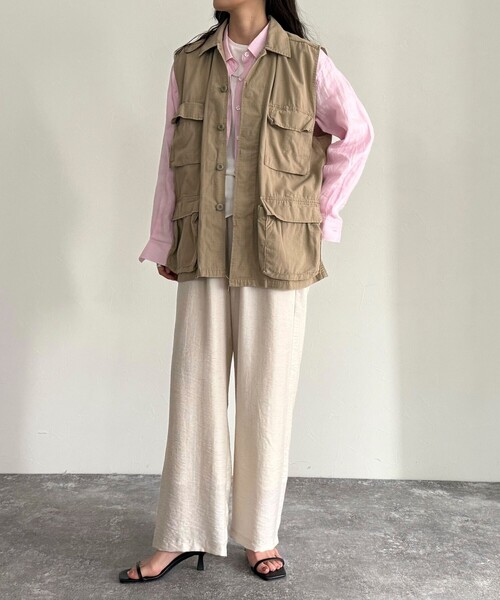 fredy emue（フレディエミュ）の「【ROTHCO/ロスコ】BDU ベスト（ミリタリージャケット・レディース・カーキ/ブラック/ベージュ・38）」の17枚目の写真