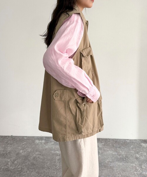 fredy emue（フレディエミュ）の「【ROTHCO/ロスコ】BDU ベスト（ミリタリージャケット・レディース・カーキ/ブラック/ベージュ・38）」の8枚目の写真