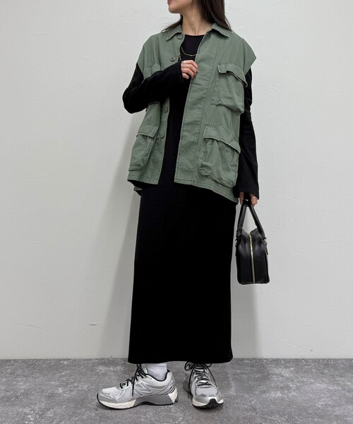 fredy emue（フレディエミュ）の「【ROTHCO/ロスコ】BDU ベスト（ミリタリージャケット・レディース・カーキ/ブラック/ベージュ・38）」の11枚目の写真