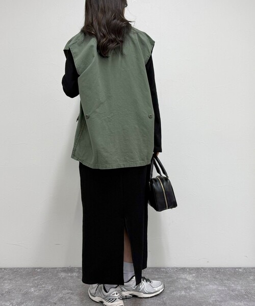 fredy emue（フレディエミュ）の「【ROTHCO/ロスコ】BDU ベスト（ミリタリージャケット・レディース・カーキ/ブラック/ベージュ・38）」の19枚目の写真