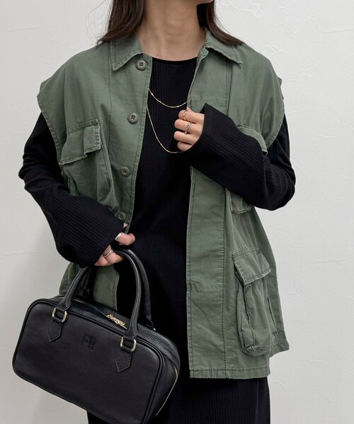 fredy emue（フレディエミュ）の「【ROTHCO/ロスコ】BDU ベスト（ミリタリージャケット・レディース・カーキ/ブラック/ベージュ・38）」の20枚目の写真