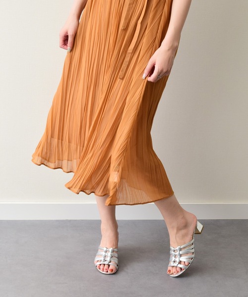 inter-chaussures（インターショシュール）の「【INTER-CHAUSSURES】ラウンドトウノットミュールサンダル(I52301)（サンダル・レディース・シルバー/ゴールド・35/36/37/39/38）」の9枚目の写真