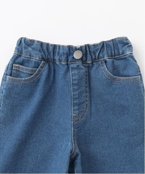 petit main（プティマイン）の「ペインターハーフパンツ（デニムパンツ・キッズ・オフホワイト/ブルー/チャコール・100cm/110cm/90cm/130cm/120cm/80ｃｍ）」の11枚目の写真