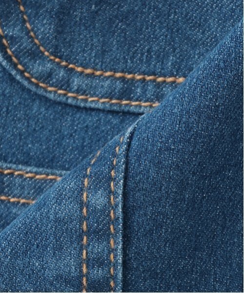 petit main（プティマイン）の「ペインターハーフパンツ（デニムパンツ・キッズ・オフホワイト/ブルー/チャコール・100cm/110cm/90cm/130cm/120cm/80ｃｍ）」の6枚目の写真