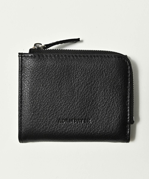 【RS】【ADAMPATEK】 shrink leather mini wallet/レザーミニウォレット　財布