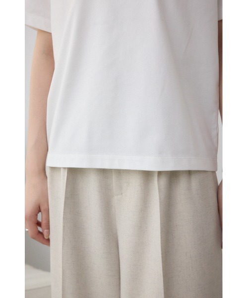 AZUL by moussy（アズールバイマウジー）の「ファインタッチTシャツ（Tシャツ/カットソー・レディース・ベージュ/ライム/ブラック/オフホワイト・SMALL/MEDIUM）」の11枚目の写真
