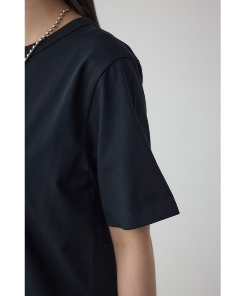 AZUL by moussy（アズールバイマウジー）の「ファインタッチTシャツ（Tシャツ/カットソー・レディース・ベージュ/ライム/ブラック/オフホワイト・SMALL/MEDIUM）」の21枚目の写真