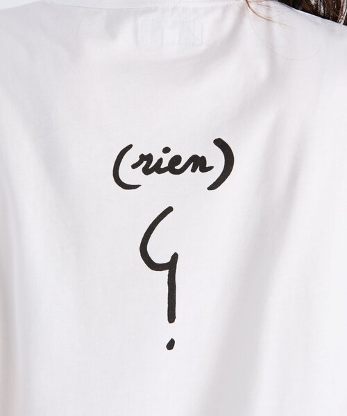 agnes b.(アニエスベー)の「コットン メッセージ 半袖 Tシャツ(Tシャツ/カットソー・レディース・ホワイト・LARGE/X-LARGE/MEDIUM/SMALL)」の8枚目の写真