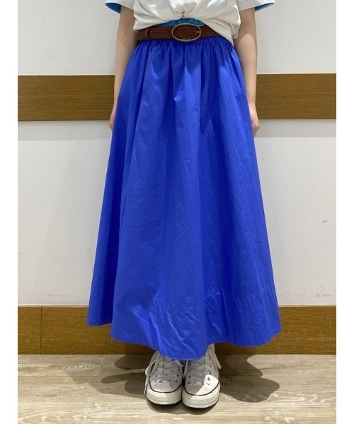 セール】ポプリン イージーマキシスカート（スカート）｜GAP