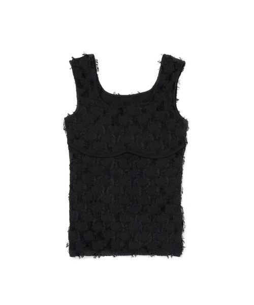 sahara(サハラ)の「Fluffy Cutout Top/フラッフィーカットアウトトップ(その他トップス・レディース・ブラック/ライトブルー/ホワイト・FREE)」の21枚目の写真