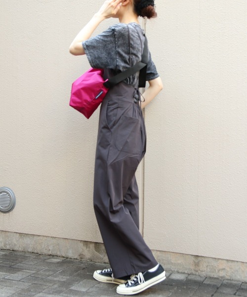 THOUSAND MILE(サウザンドマイル)の「THOUSAND MILE/サウザンドマイル キャミソール サロペット CAMISOLE SALOPETTE(サロペット/オーバーオール・レディース・ブラック/チャコールグレー・FREE)」の13枚目の写真