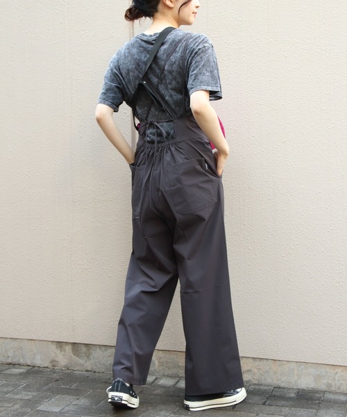 THOUSAND MILE(サウザンドマイル)の「THOUSAND MILE/サウザンドマイル キャミソール サロペット CAMISOLE SALOPETTE(サロペット/オーバーオール・レディース・ブラック/チャコールグレー・FREE)」の14枚目の写真