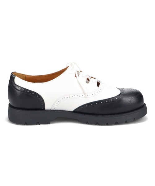 whoop-de-doo（フープディドゥ）の「ギリーシューズ whoop-de-doo/フープディドゥ（その他シューズ・メンズ・ブラック/ブラック×ホワイト/ブラウン系1・44/41/42/43/40）」の22枚目の写真