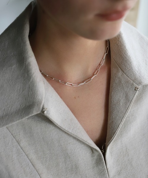 TEN.（テン）の「SILVER925 レクトチェーンネックレス（ネックレス・レディース・シルバー・FREE）」の9枚目の写真